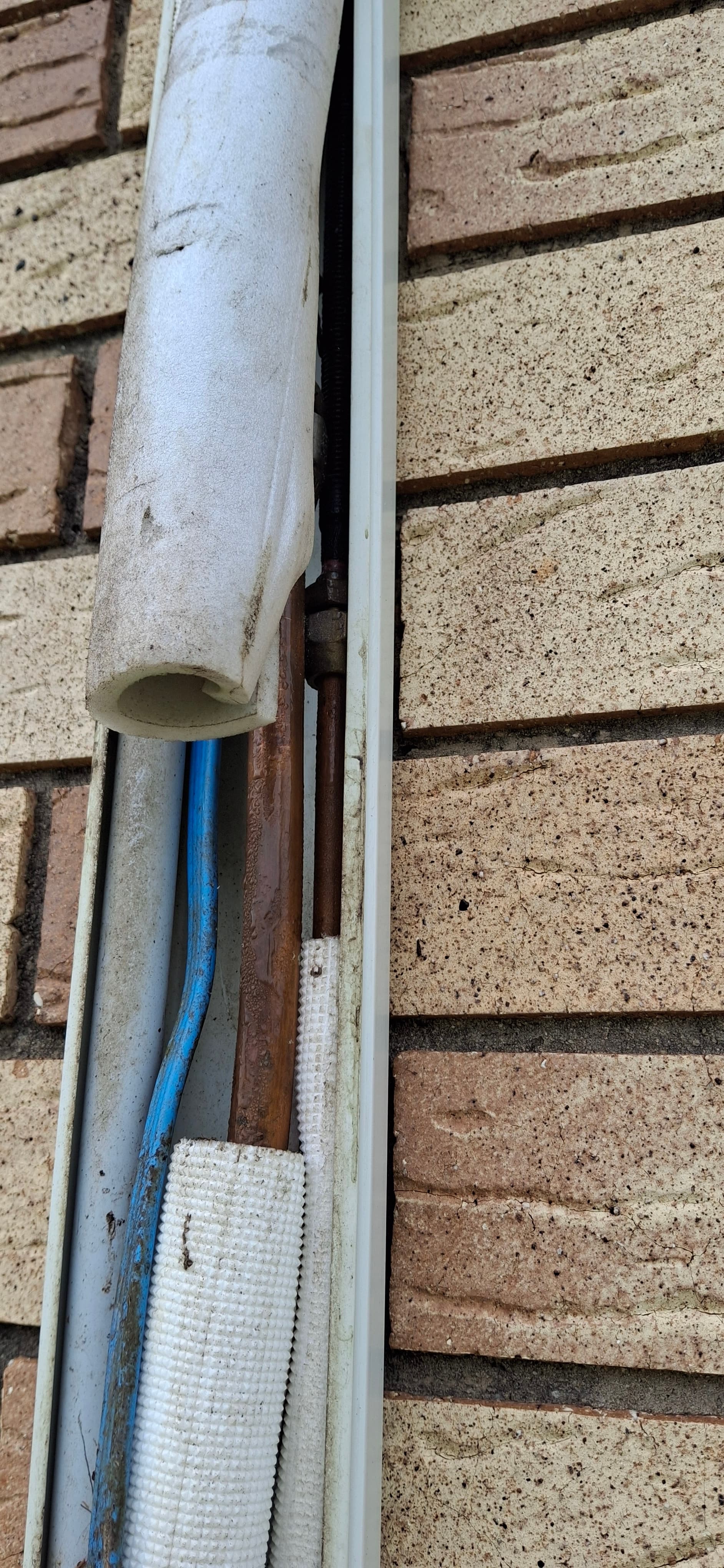 Fault-finding inspection in progress, Chilled As Air Conditioning
