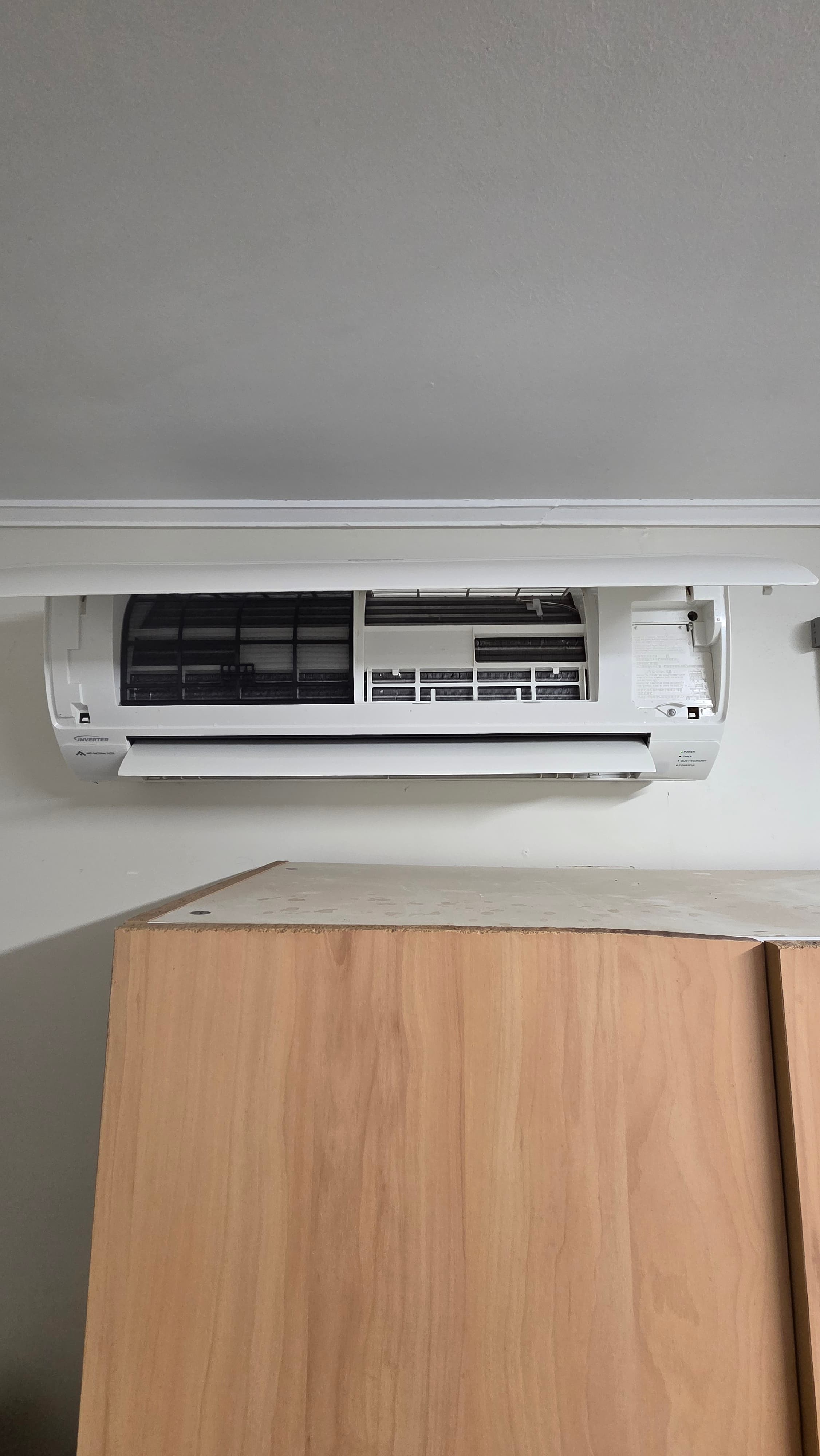 Split system indoor unit mounted and installed by Chilled As Air Conditioning