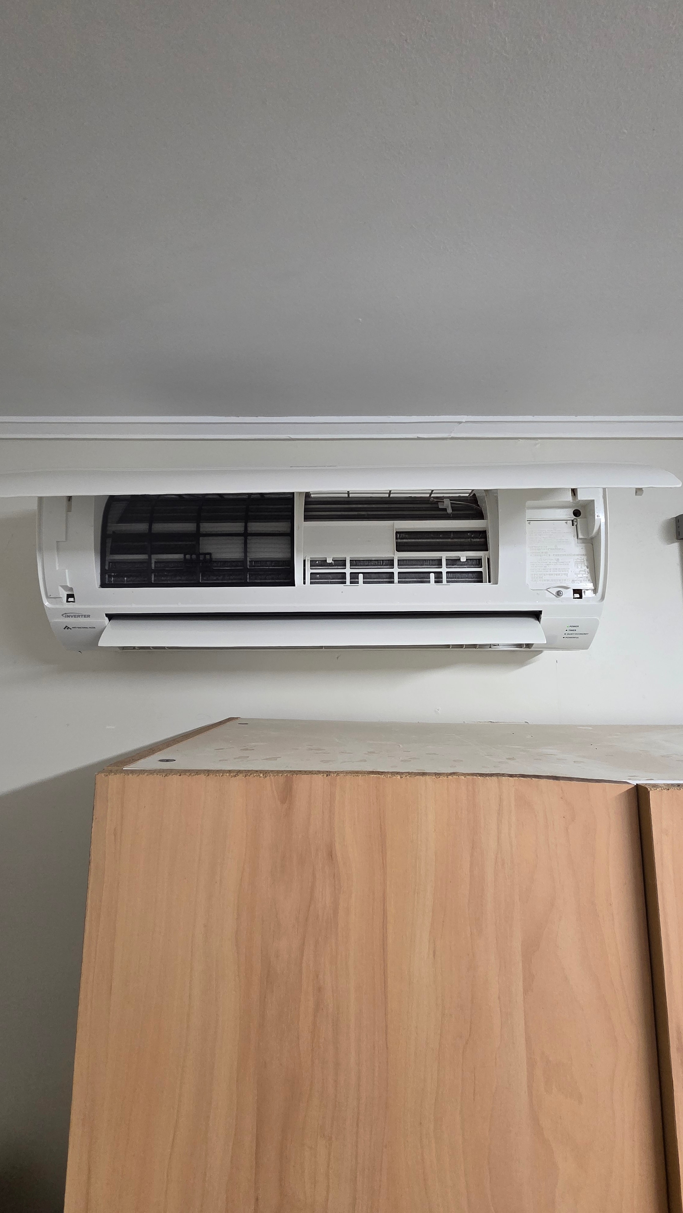 Split system indoor unit mounted and installed by Chilled As Air Conditioning